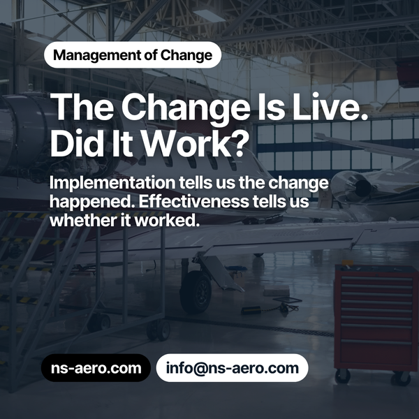 Management of Change: What Happens After the Change?
